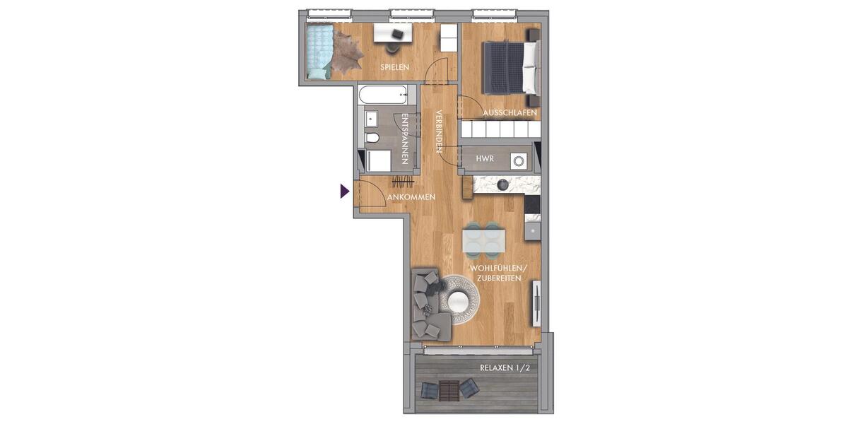 Etagenwohnung Leipzig Nordwest - 3 Zimmer, 74 m&sup2;, 1.398&euro; | Angebot:26375834