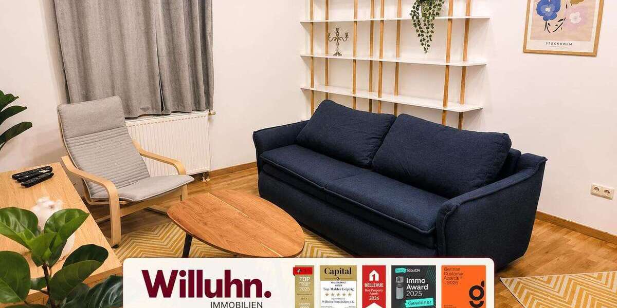 Etagenwohnung Leipzig Lindenau - 2 Zimmer, 61 m&sup2;, 745&euro; | Angebot:26686236
