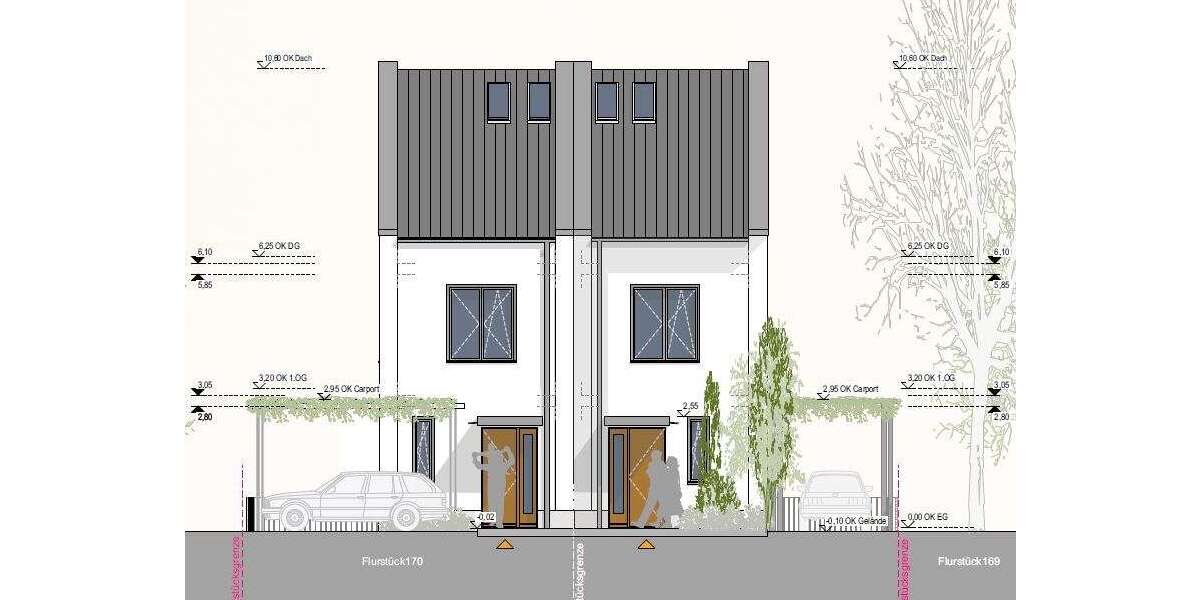 Wir bauen für Sie! - Stadtnah & Naturverbunden - Exklusive Doppelhaushälfte in Burghausen 4 zimmer