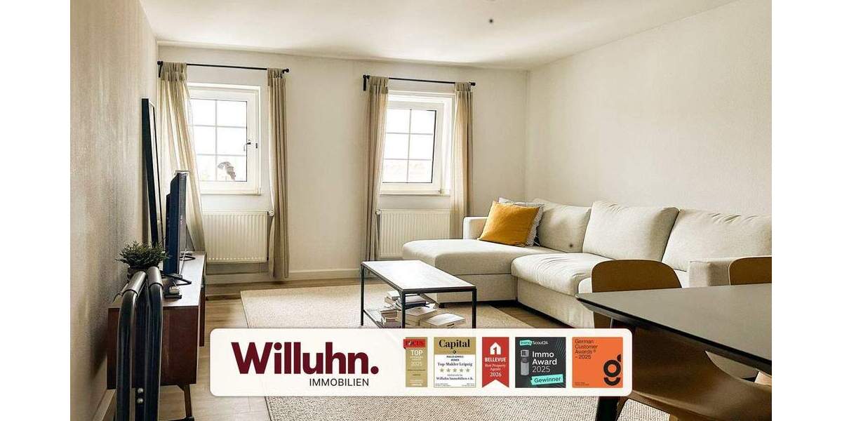 Etagenwohnung Leipzig Zentrum-Süd - 2 Zimmer, 54 m&sup2;, 175.000&euro; | Angebot:24697552