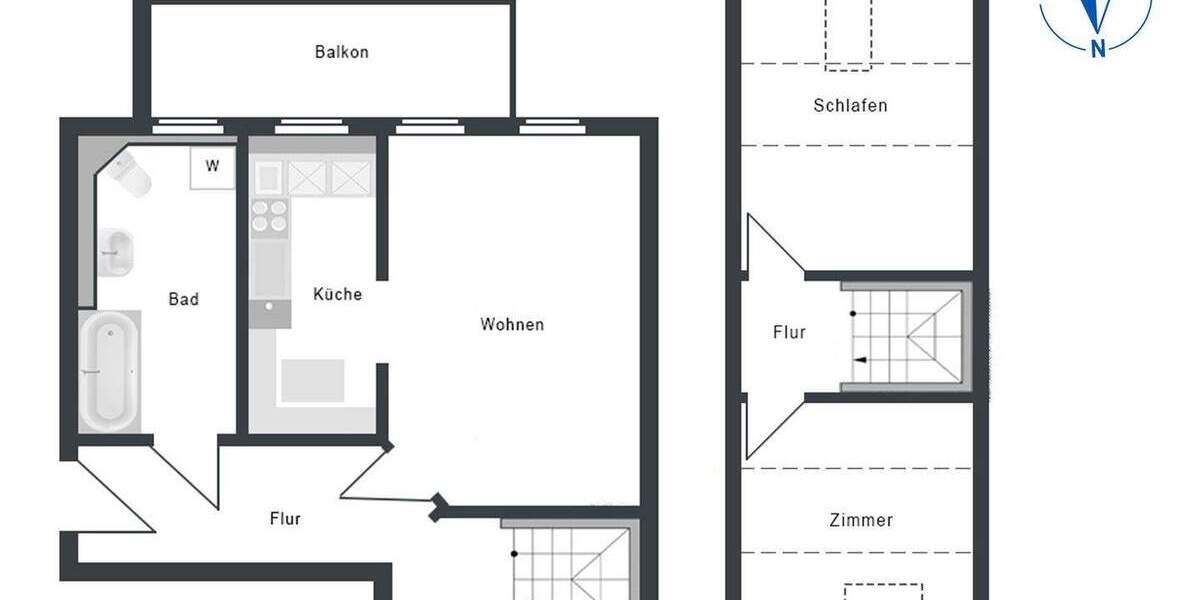 Etagenwohnung Leipzig Schönefeld-Abtnaundorf - 3 Zimmer, 76 m&sup2;, 170.000&euro; | Angebot:24809625