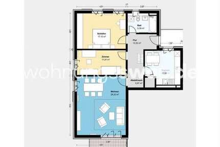 Wohnung zum Mieten in Leipzig-04105 738 € 88 m² 3 zimmer