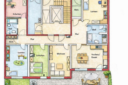 Wohnung Leipzig Süd - 5 Zimmer, 159 m&sup2;, 584.400&euro; | Angebot:26273537