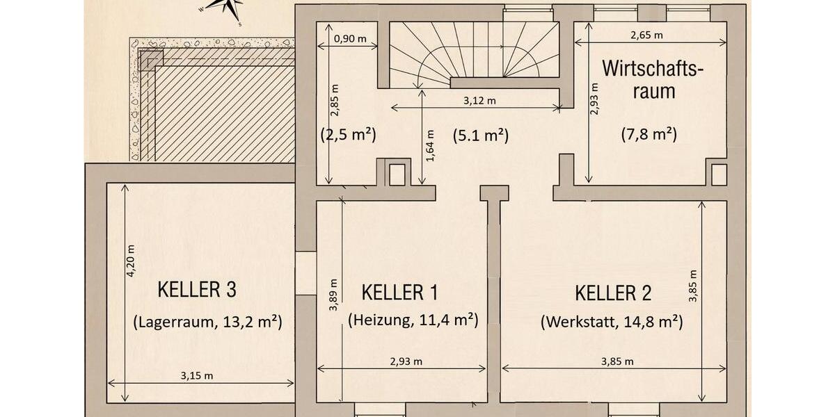 Reihenhaus Leipzig Nordwest - 4.5 Zimmer, 130 m&sup2;, 1.700&euro; | Angebot:26393158