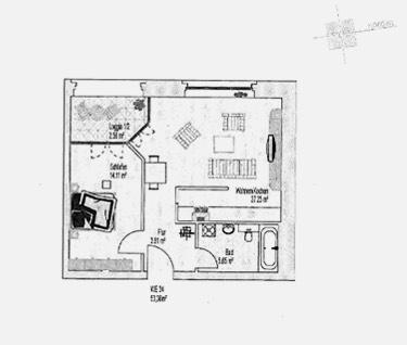 Loft - Studio - Atelier Leipzig Nord - 2 Zimmer, 54 m&sup2;, 750&euro; | Angebot:26403246