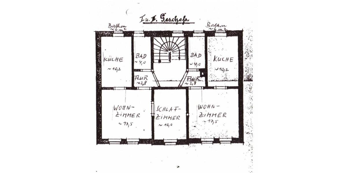 Etagenwohnung Pegau - 1 Zimmer, 38 m&sup2;, 350&euro; | Angebot:25052997