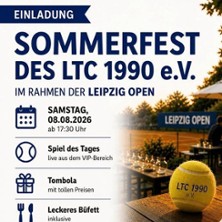 LTC Sommerfest 2026 08.08.2026 Leipziger Tennis Club 1990 e.V.