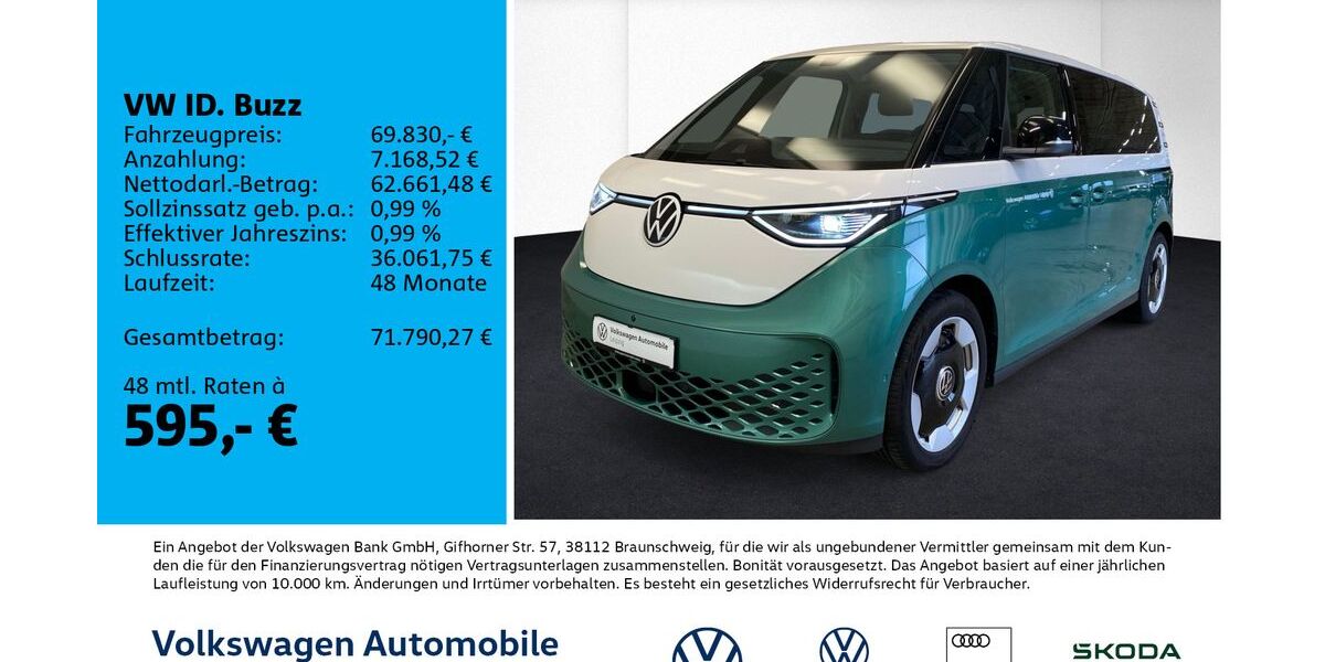 VW ID. Buzz 7.500 km 69.830 &euro; Leipzig 04178