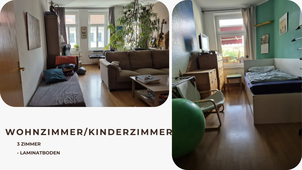 Etagenwohnung Stötteritz Stötteritz - 3 Zimmer, 88 m&sup2;, 230.000&euro; | Angebot:25782075