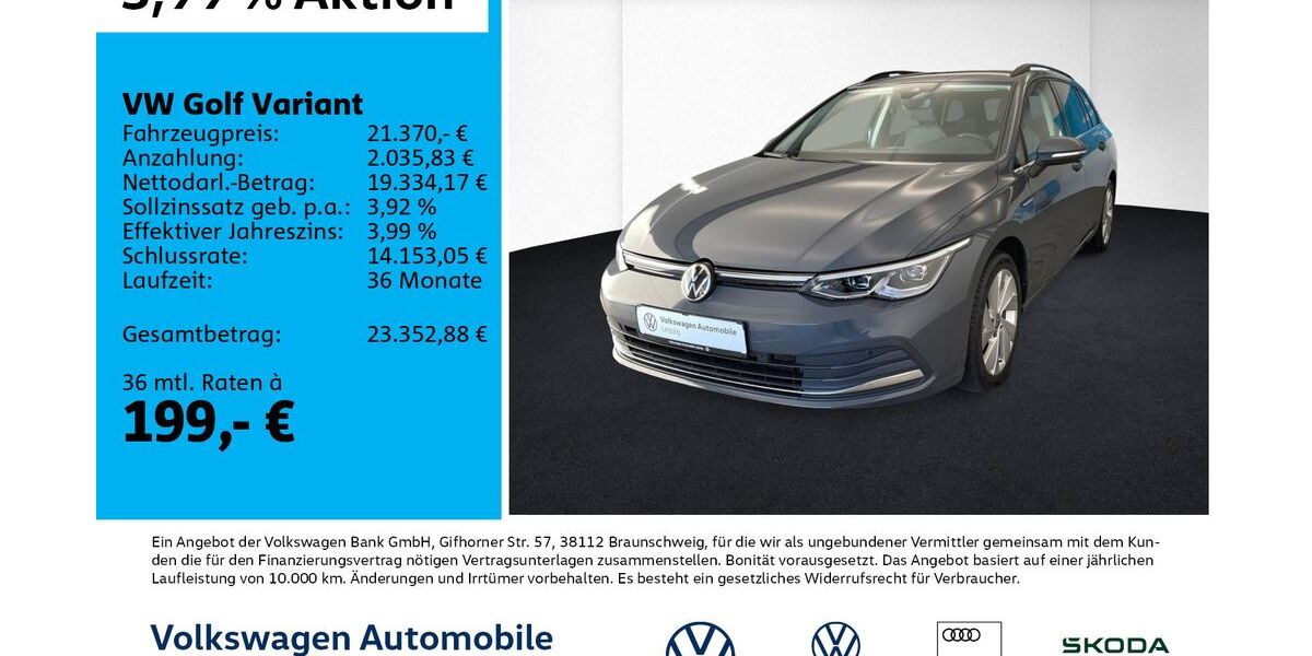 VW Golf 34.758 km 21.370 &euro; Leipzig 04277