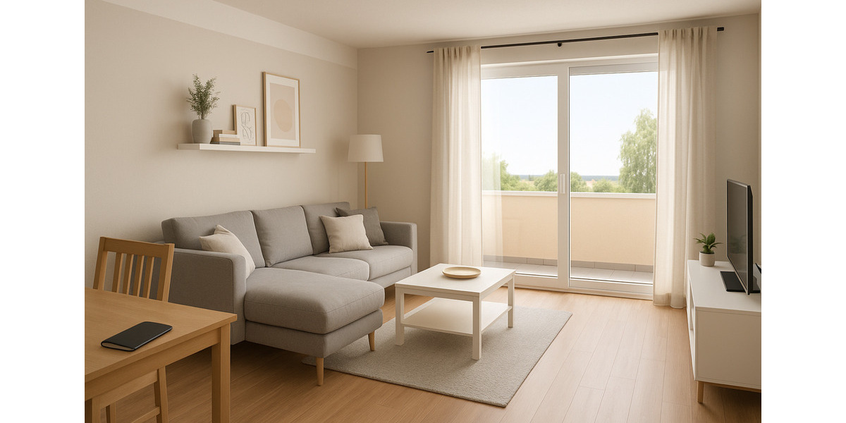 Moderne helle 3 ZKB Wohnung mit EBK + Balkon in Eilenburg zimmer