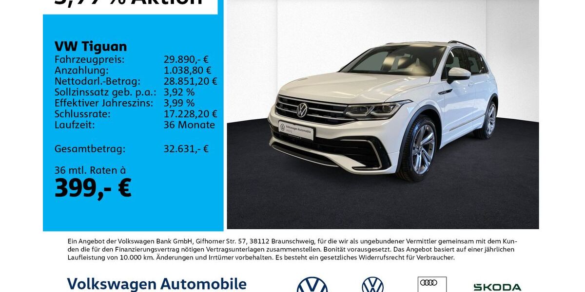 VW Tiguan 47.526 km 29.590 &euro; Leipzig 04178
