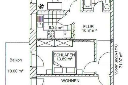 Wohnung zum Mieten in Leipzig 639 € 71 m² 3 zimmer