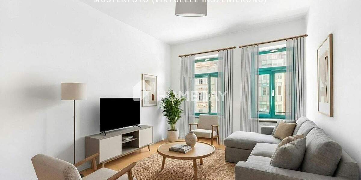 Etagenwohnung Leipzig Gohlis-Süd - 2 Zimmer, 47 m&sup2;, 105.000&euro; | Angebot:25699750