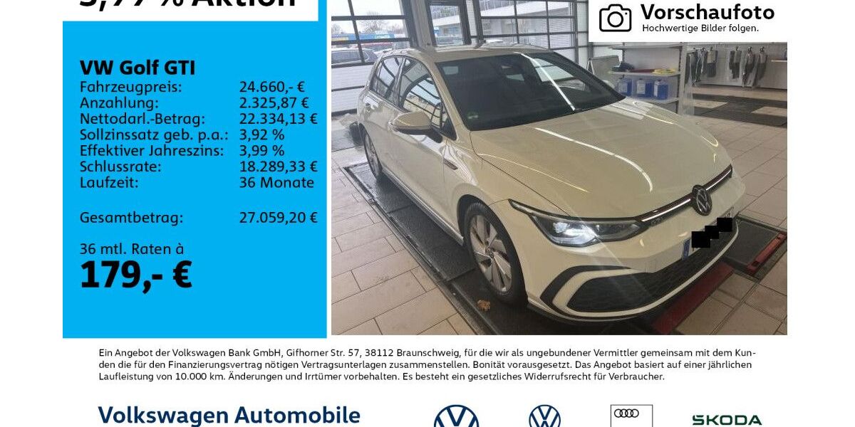 VW Golf 28.353 km 24.660 &euro; Leipzig 04178
