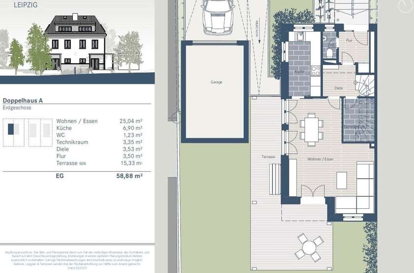 Jetzt 4,3% Rendite + Steuervorteil mit 5% AfA sichern: Doppelhaushälfte stadtnah & im Grünen 5.5 zimmer