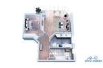 Etagenwohnung Leipzig Mölkau - 2 Zimmer, 53 m&sup2;, 190.000&euro; | Angebot:25909534