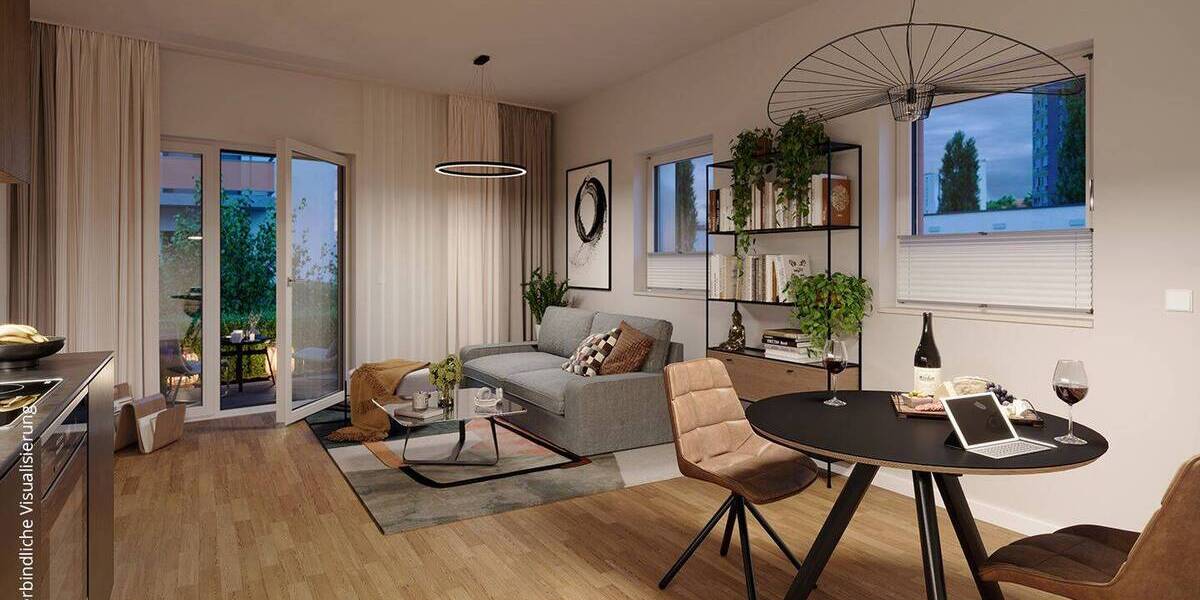 Kompakte Eigentumswohnung für Singles! 1-Zimmerwohnung inkusive Balkon in zentraler Lage 1 zimmer