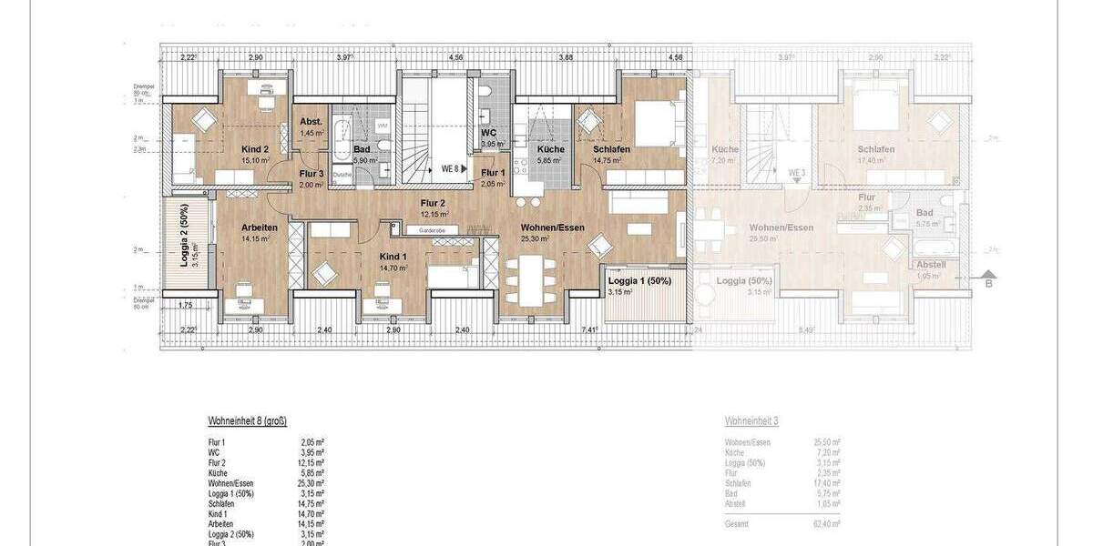 Etagenwohnung Leipzig Holzhausen - 5 Zimmer, 123 m&sup2;, 543.000&euro; | Angebot:26016536