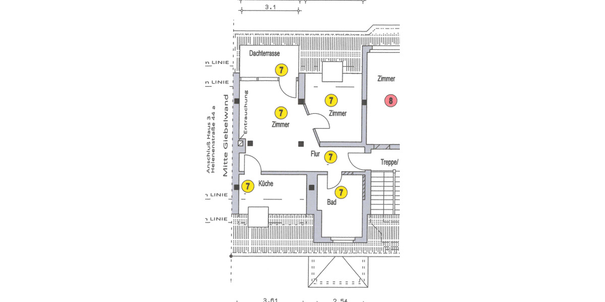 Etagenwohnung Leipzig Dölitz-Dösen - 2 Zimmer, 50 m&sup2;, 117.970&euro; | Angebot:26218644