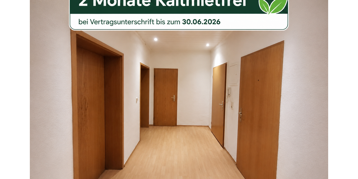 Etagenwohnung Eilenburg Eilenburg-Ost - 3 Zimmer, 64 m&sup2;, 450&euro; | Angebot:26780373