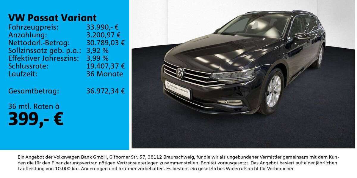 VW Passat 10.588 km 33.991 &euro; Leipzig 04178