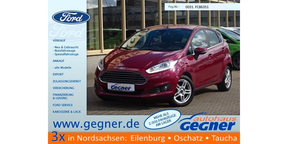 Ford Fiesta 139.921 km 6.940 &euro; Eilenburg 04838