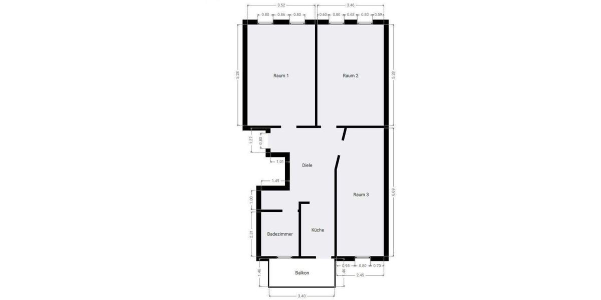 Etagenwohnung Leipzig Reudnitz-Thonberg - 3 Zimmer, 76 m&sup2;, 234.580&euro; | Angebot:25997431