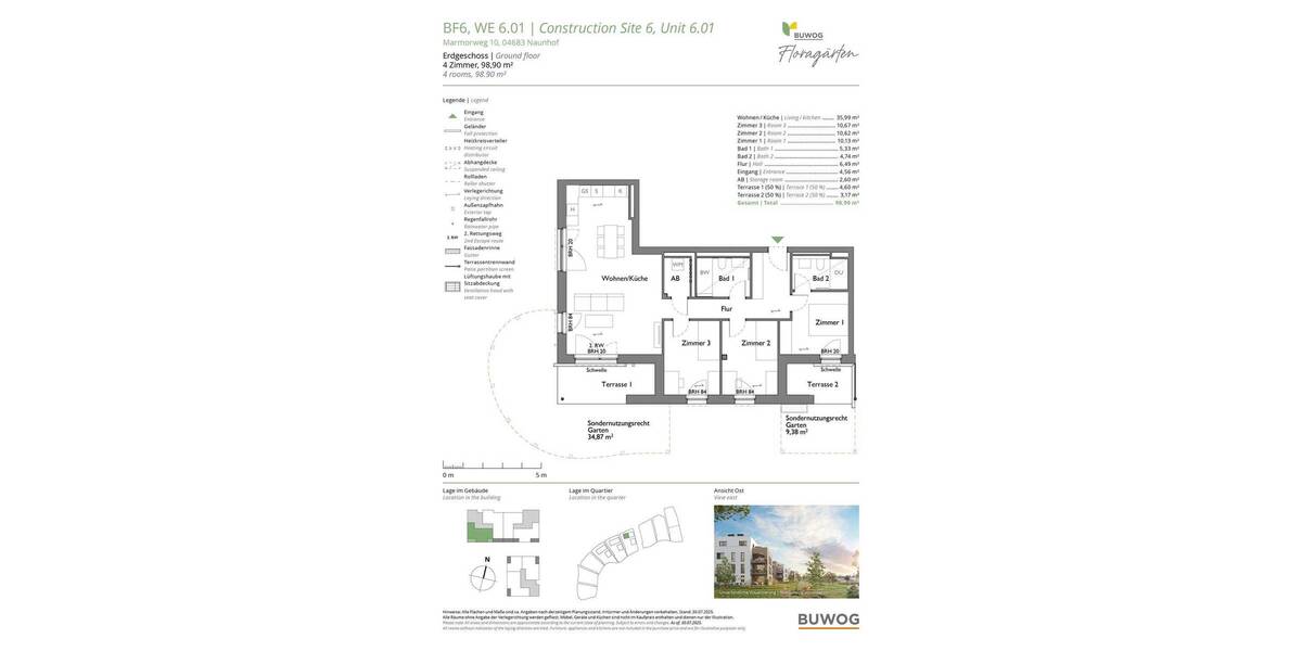 Etagenwohnung Naunhof - 4 Zimmer, 98 m&sup2;, 480.000&euro; | Angebot:26003595