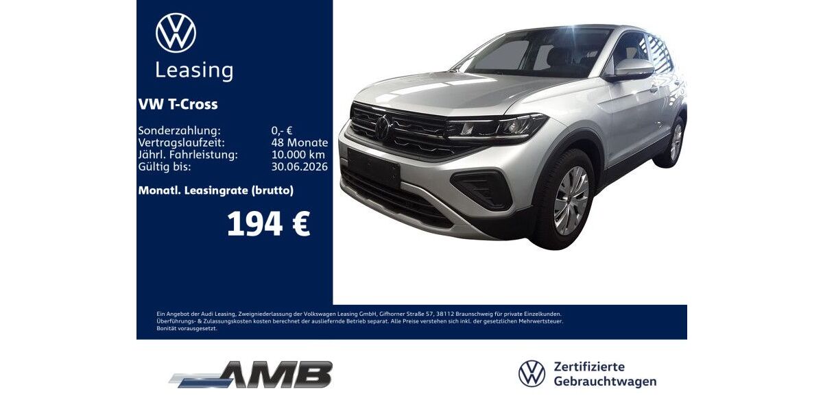VW T-Cross 4.140 km 18.480 &euro; Borna 04552