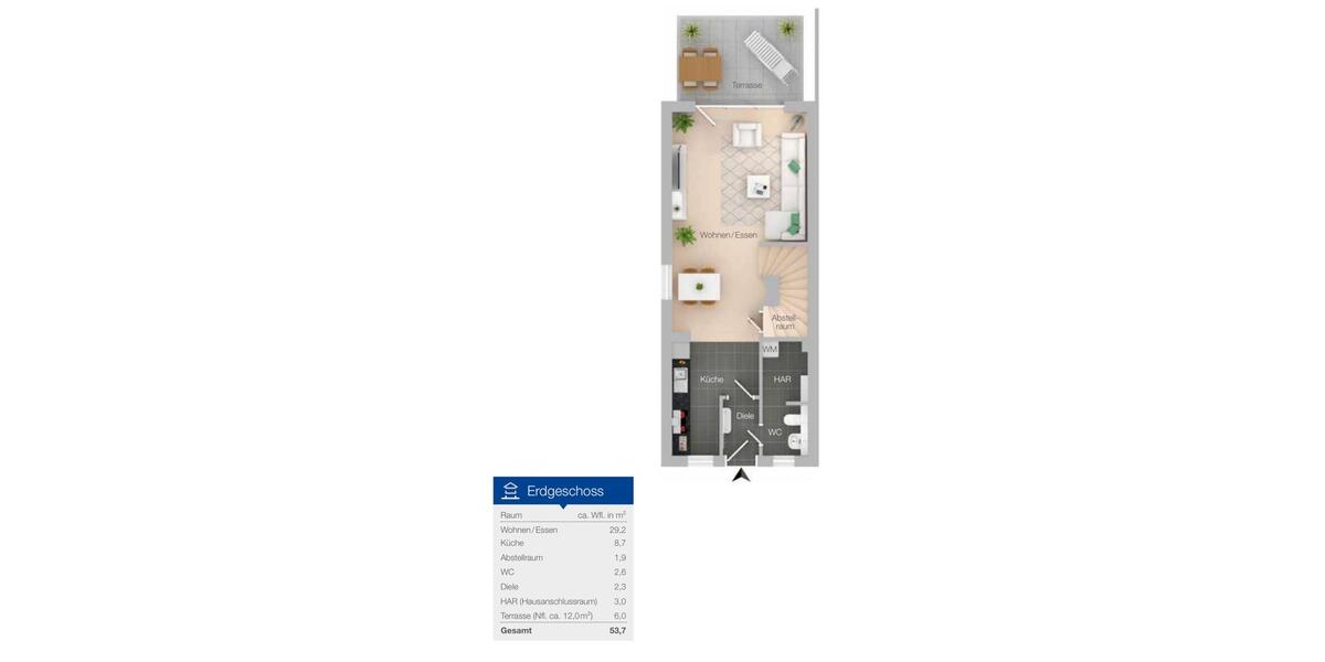 Reihenhaus Leipzig Ost - 4 Zimmer, 139 m&sup2;, 1.850&euro; | Angebot:27710155