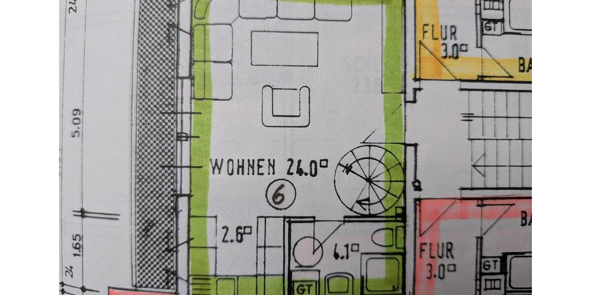 Erdgeschoßwohnung Landsberg - 3 Zimmer, 61 m&sup2;, 600&euro; | Angebot:25891813