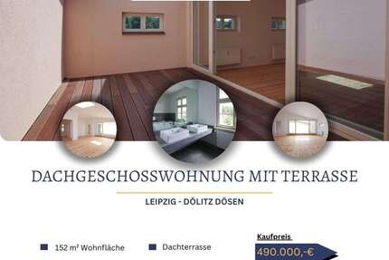 Wohnung Leipzig / Dölitz-Dösen Dösen - 5 Zimmer, 152 m&sup2;, 490.000&euro; | Angebot:25898102
