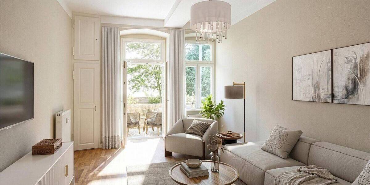 Etagenwohnung Leipzig Zentrum-Nordwest - 3 Zimmer, 90 m&sup2;, 429.000&euro; | Angebot:26257992