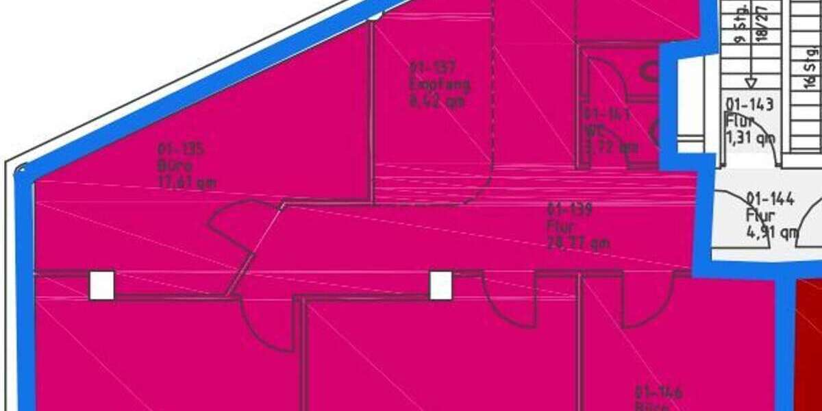 erweiterbare Bürofläche mit 165m² in Top-Lage in Gohlis! 4 zimmer
