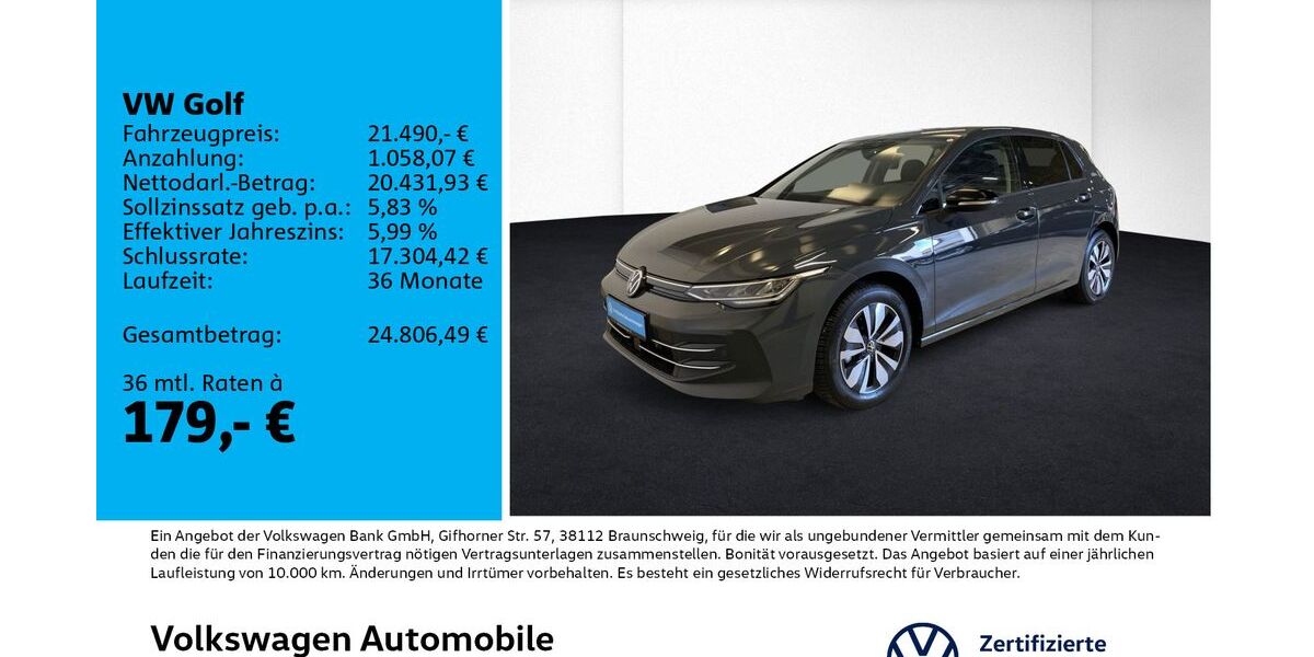 VW Golf 18.813 km 21.490 &euro; Leipzig 04178