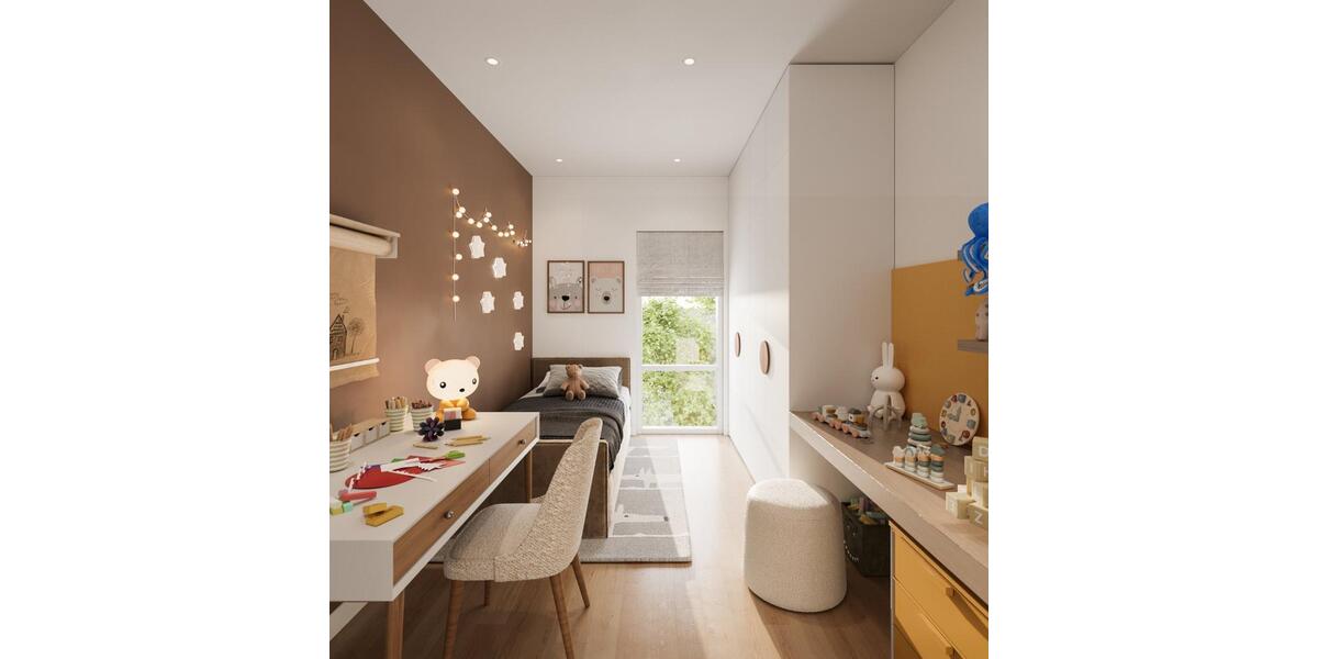 Neubau 3-Raumwohnung 90 m², EG mit Garten und DG mit großTerrasse 3 zimmer