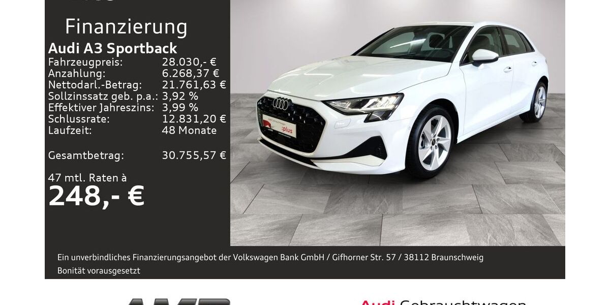 Audi A3 28.060 km 27.480 &euro; Borna 04552