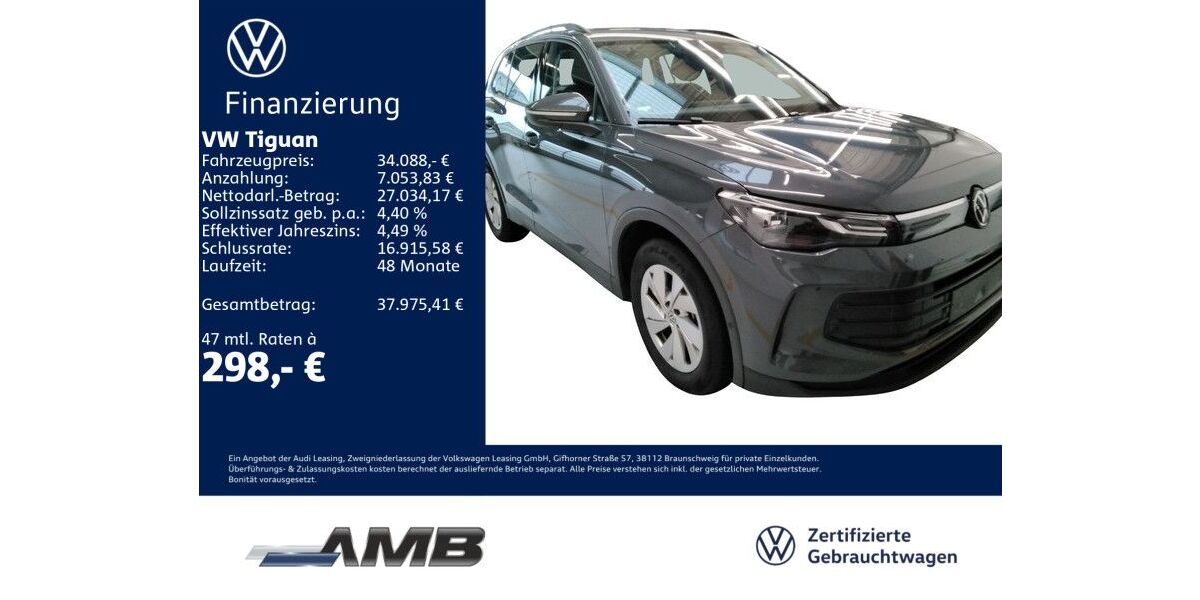 VW Tiguan 11.160 km 32.820 &euro; Borna 04552