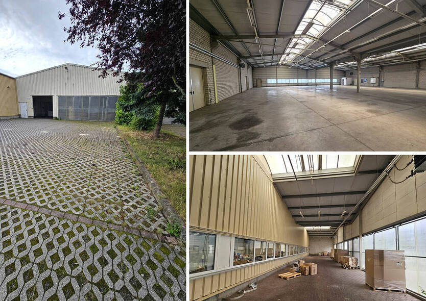 Warmhalle im Gewerbegebiet Wachau, Büro, Lager, Produktion u.a., Rolltore, 12 SP mgl.