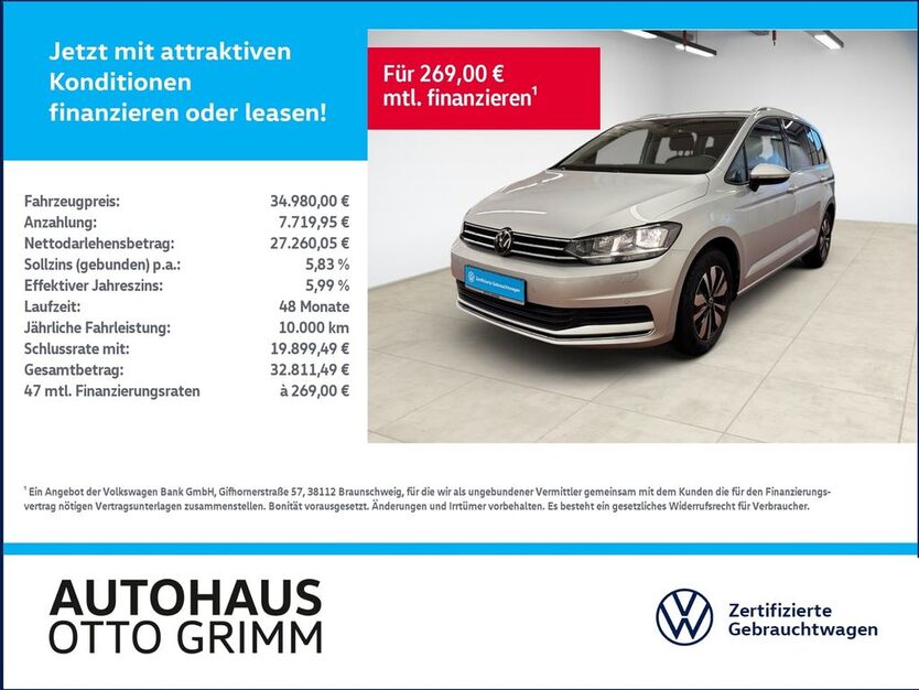VW Touran 16.856 km 33.980 € Bitterfeld-Wolfen 06749