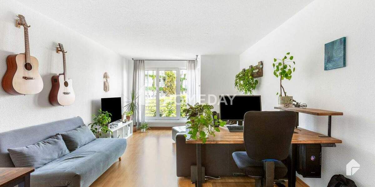 Zentral gelegen & dennoch ruhig: Helle Etagenwohnung mit praktischem Komfort & Tiefgaragenstellplatz 2 zimmer