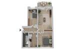 Etagenwohnung Hohenmölsen - 3 Zimmer, 60 m&sup2;, 392&euro; | Angebot:26423866