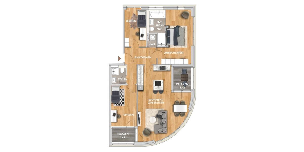 Einfamilienhaus Leipzig Mitte - 4 Zimmer, 107 m&sup2;, 2.149&euro; | Angebot:26349614
