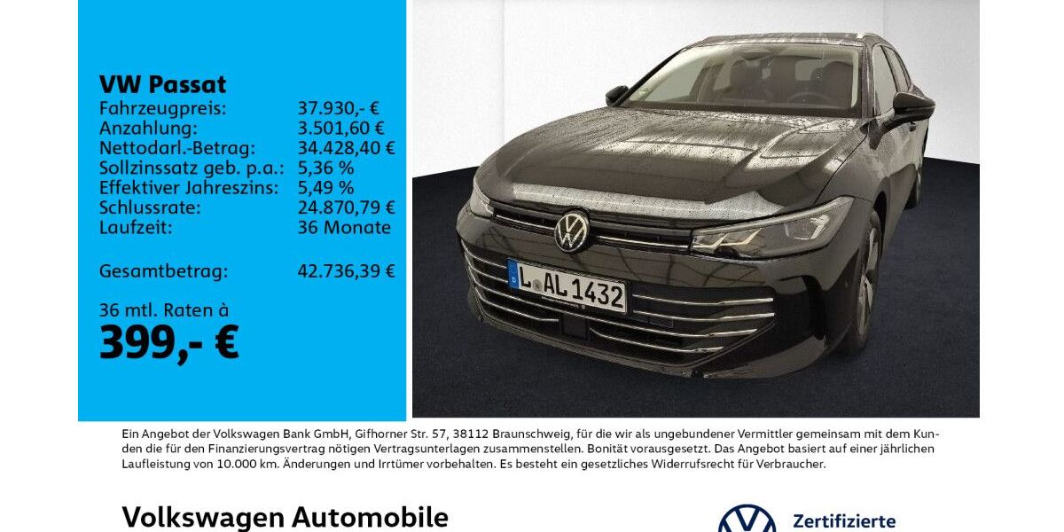 VW Passat 14.000 km 37.430 &euro; Leipzig 04178