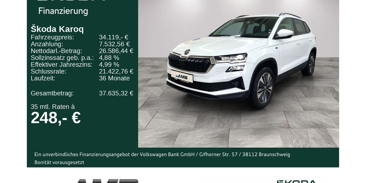 Skoda Karoq 21.240 km 32.780 &euro; Borna 04552
