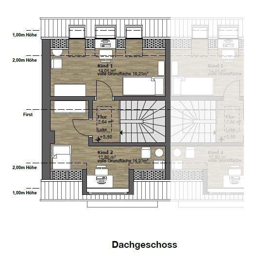 Reihenmittelhaus Zwenkau - 4 Zimmer, 109 m&sup2;, 419.000&euro; | Angebot:25682686