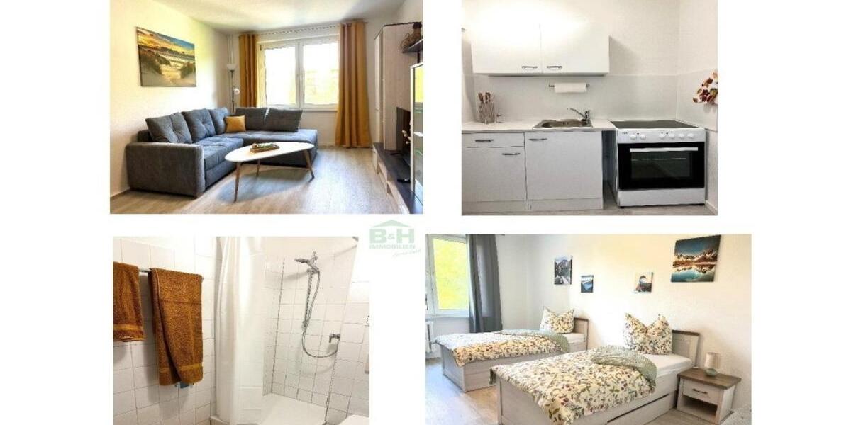 Etagenwohnung Sandersdorf-Brehna Brehna - 2 Zimmer, 48 m&sup2;, 344&euro; | Angebot:23794294
