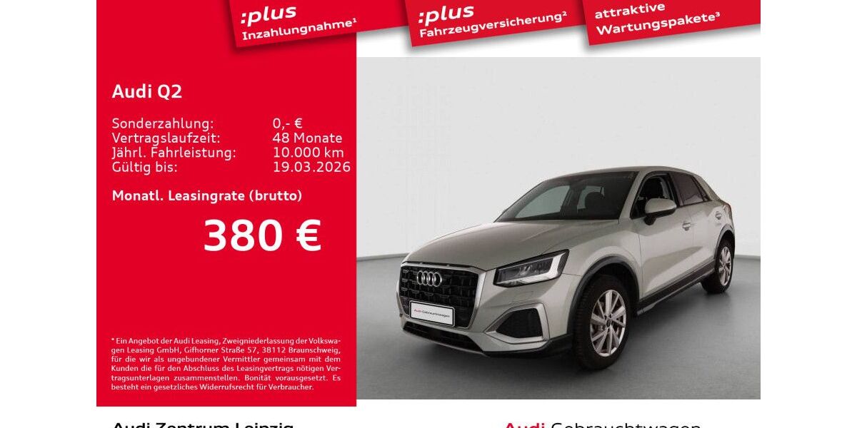 Audi Q2 18.469 km 34.850 &euro; Leipzig 04129