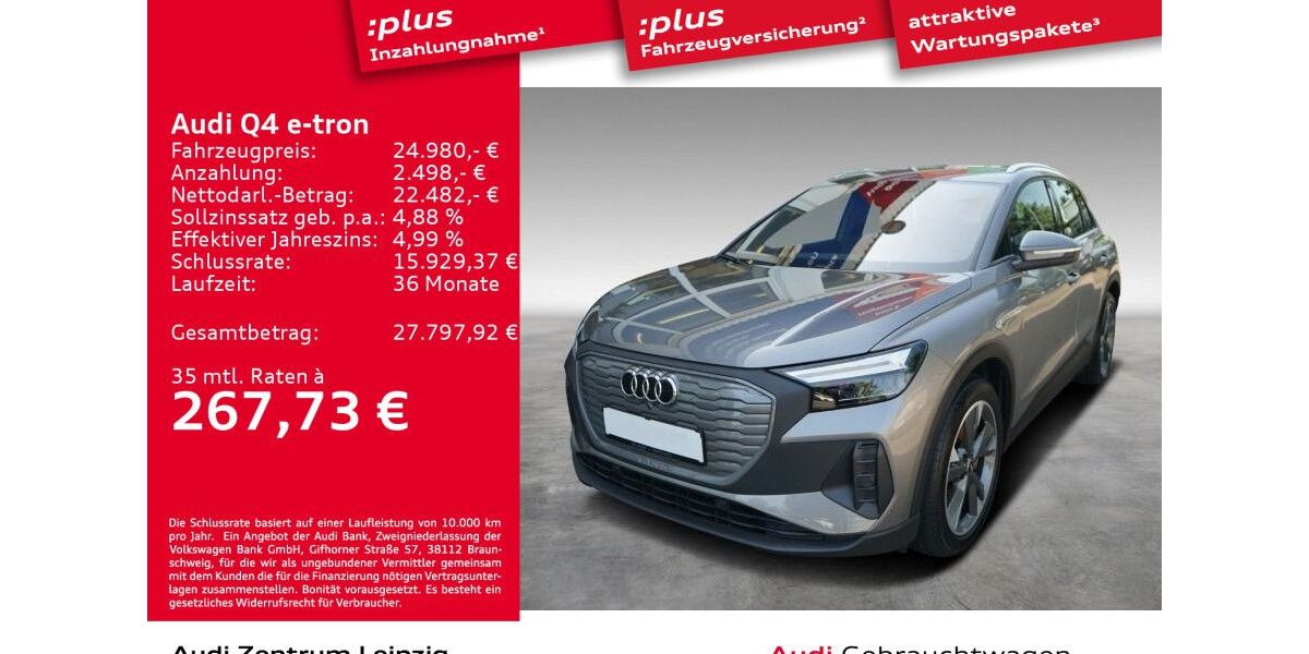 Audi Q4 e-tron 75.138 km 23.330 &euro; Leipzig 04129
